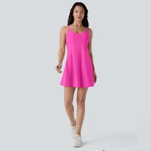 Vibrant Pink Sleeveless Dress
